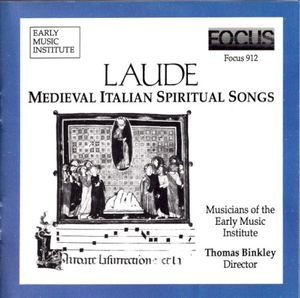 Laude - Medieval Italian Spiritual Songs