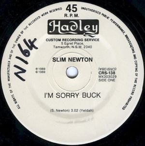 I’m Sorry Buck (Single)