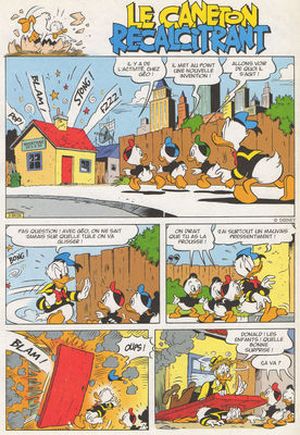 Le Caneton récalcitrant - Donald Duck