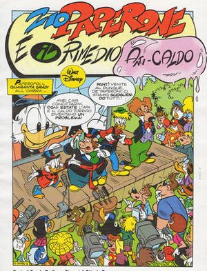 Picsou brasse de l'air - Picsou