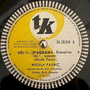 Uei!!... Paesano / Canzone di Roma (Single)