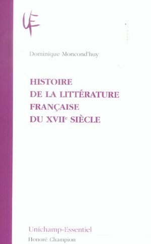 Histoire de la littérature française du XVII siècle