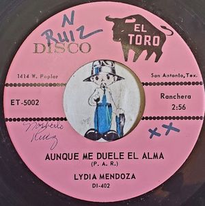 Aunque me duele el alma / Un momento más (Single)