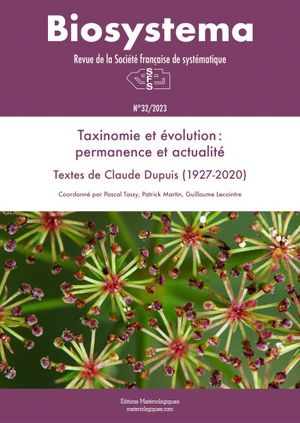 Taxinomie et évolution : permanence et actualité