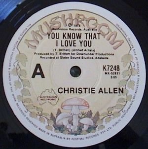 You Know That I Love You (Single)