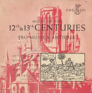 Music of the 12th & 13th Centuries: Anthology of Middle Age and Renaissance Music vol.1
