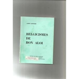 Belgicismes de bon aloi