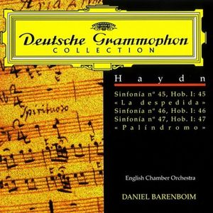 Symphonies nos. 45 “Farewell”, 46, 47 “Palindrome”