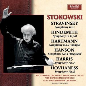 Stravinsky: Symphony in C / Hindemith: Symphony in E-flat / Hartmann: Symphony no. 2 “Adagio” / Hansson: Symphony no. 4 “Requiem