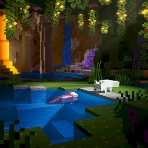 Minecraft Soothing Scenes: Glowing Cave (Single)