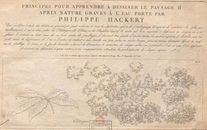 Principes pour apprendre à dessiner le paysage d'après nature gravés à l'eau-forte