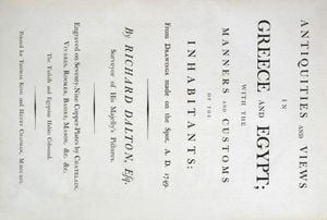 Antiquités et vues de Grèce et Égypte