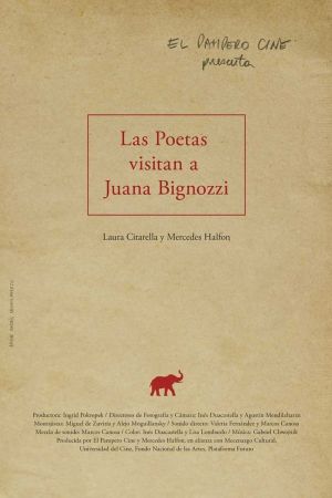 Las Poetas visitan a Juana Bignozzi