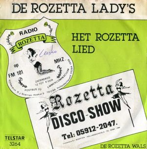 Het Rozetta lied (Single)