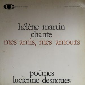 Hélène Martin chante mes amis, mes amours