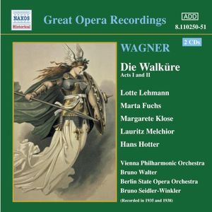 Die Walküre: Act I, Scene I. "Wes' Herd dies auch sei, hier muß ich rasten"