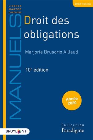 Droit des obligations : année 2020