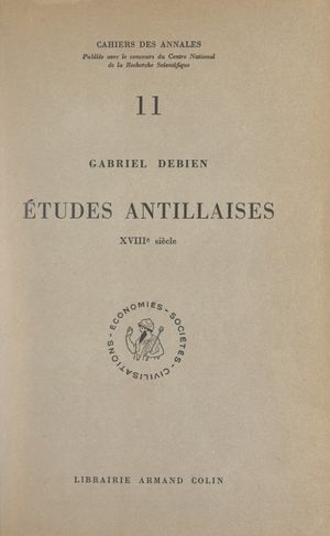 Études antillaises (XVIIIe siècle)