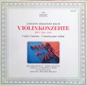 Violinkonzerte, BWV 1041-1043