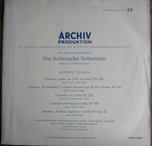 Concerto „Il Gardellino“ à Flauto Traverso, op. 10 Nr. 3 D-dur, PV 155: 1. Allegro
