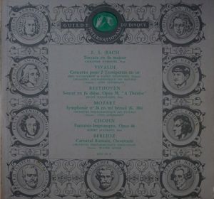 Toccata en fa majeur / Concerto pour 2 trompettes en ut / Sonate en fa dièse, op. 78, « À Thérèse » / Symphonie n° 26 en mi bémo