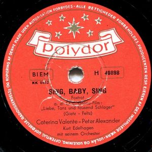 Sing, Baby, sing / Bim-Bam-Bim-Bam-Bina (Single)
