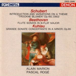 Introduction And Variations On A Theme "Trockne Blumen" Op.160, D802 / Flute Sonata In B-Flat Major / Grande Sonate Concertante 