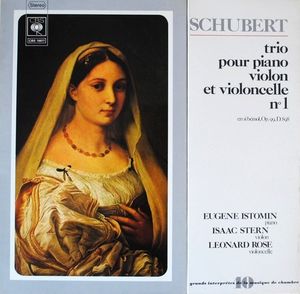 Trio pour piano, violon et violoncelle N° 1