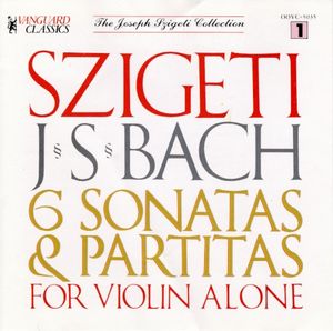 6 Sonatas & Partitas for Violin Alone