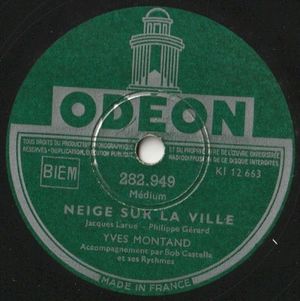 Neige sur la ville / Cœur de mon cœur (Single)