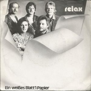 Ein weißes Blatt'l Papier