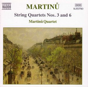 String Quartets nos. 3 and 6
