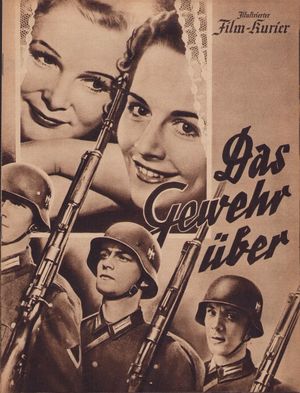 Le fusil sur l'épaule