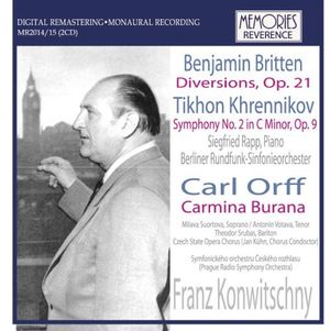 Britten: Diversions, op. 21 / Khrennikov: Symphony no. 2 in C minor, op. 9 / Orff: Carmina Burana