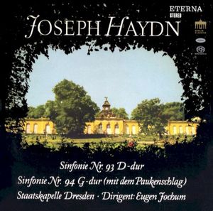 Haydn: Sinfonie Nr. 93 D-Dur / Sinfonie Nr. 94 G-Dur (Mit Dem Paukenschlag) / Sinfonie Nr. 95 C-moll / Sinfonie Nr. 98 B-Dur / S