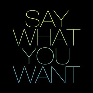 Say What You Want (Single)