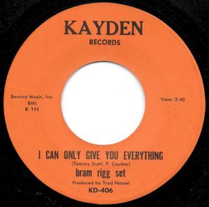 I Can Only Give You Everything / Take The Time Be Yourself (Single)
