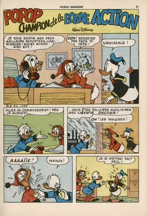 Popop champion de la bonne action - Donald Duck