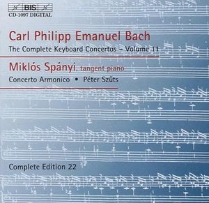 The Complete Keyboard Concertos, Volume 11 (Concerto Armonico feat. conductor: Péter Szüts, tangent piano: Miklós Spányi)