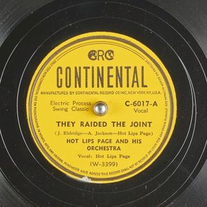 They Raided the Joint / Florida Blues (Single)