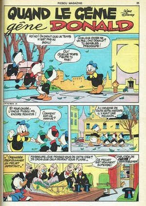 Quand le génie gêne Donald - Donald Duck