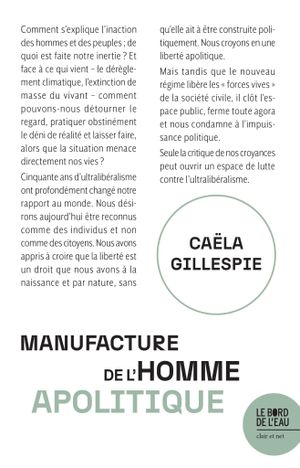 Manufacture de l'homme apolitique