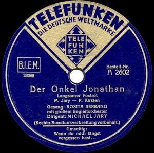 Der Onkel Jonathan / Wenn du mich längst vergessen hast (Single)