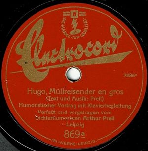 Hugo, Müllreisender en Gros