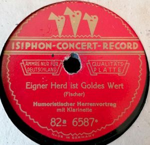 Eigener Herd ist Goldes Wert / Konzentrierter Blödsinn (Single)