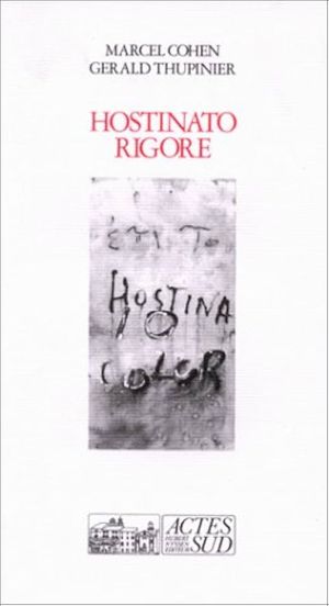 Hostinato rigore