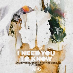 I Need You to Know (Single)