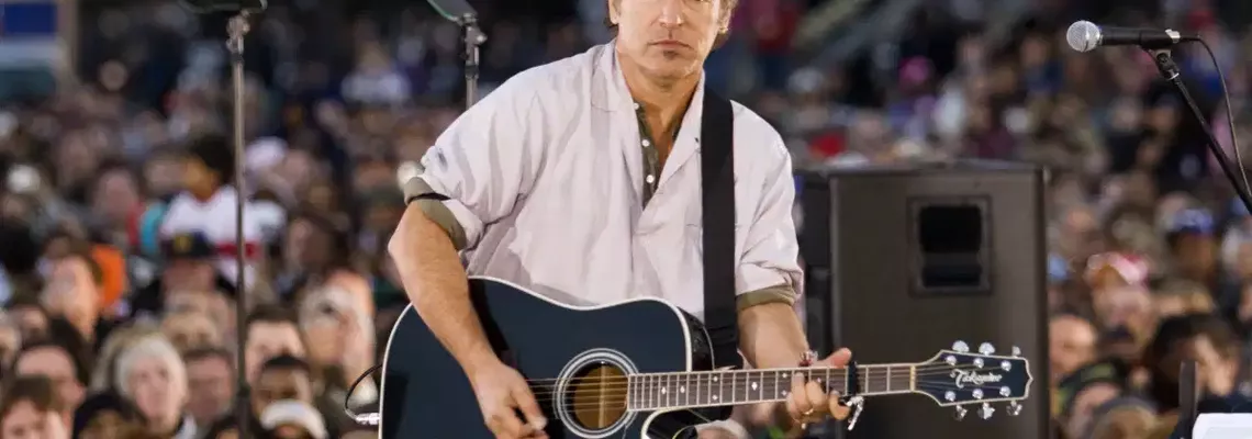 Cover Bruce Springsteen, le chanteur qui murmurait à l'oreille de l'Amérique