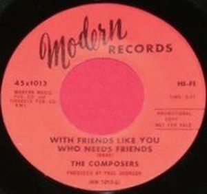 With Friends Like You Who Needs Friends / Just Call On Me (Single)