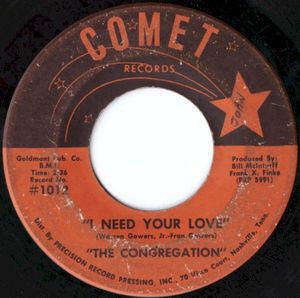 I Need Your Love (Single)